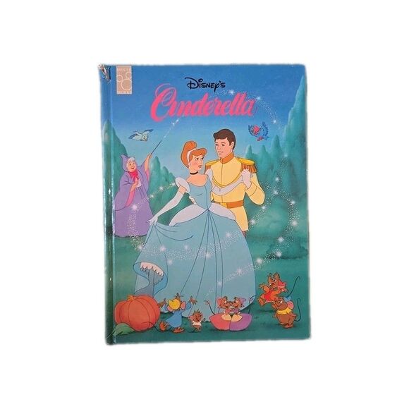 Vintage Walt Disney's Cinderella Hardcover Book - Vtg Disney Classic Series 1994 - Picture 1 of 10